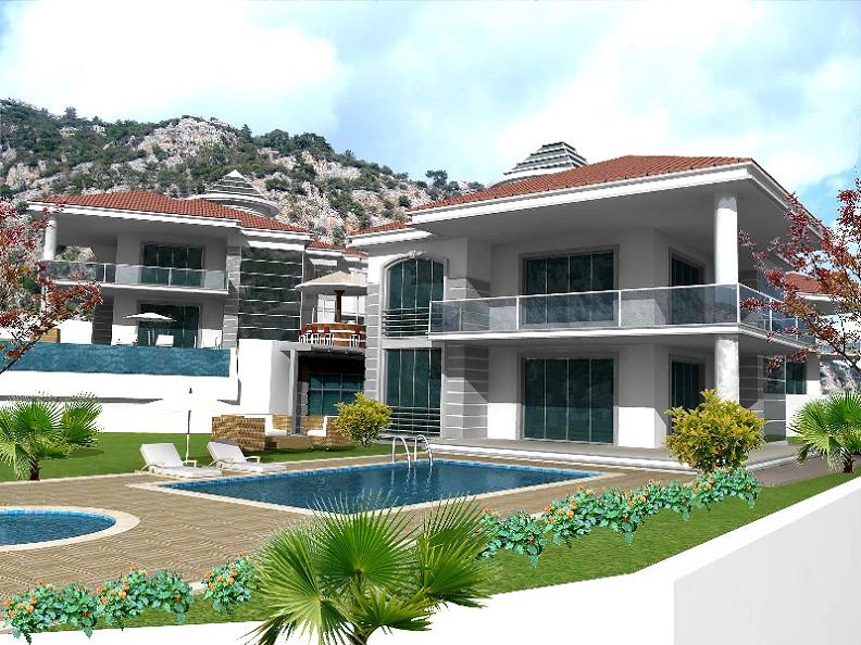 The Hillside community is a collection of luxurious detached villas set in a tranquil and secluded location set away from the main Gocek resort, surrounded by fragrant pine forest and lush gardens, ideal for those wanting to get away from it all. Hillside project will consist of 8 brand new luxury detached villas each with their own private swimming pool, set in own spacious grounds and providing a high degree of quality and comfort. Beautifully designed villas have 4 en-suite bedrooms. 