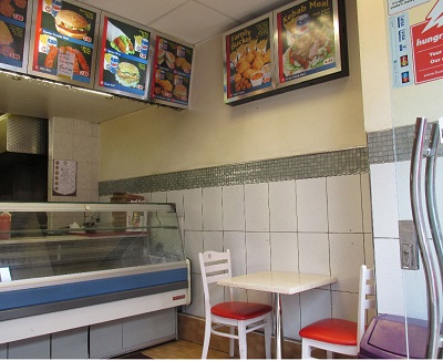 Well located premises of lease for sale currently trading as fast food Fried Chicken , Pizza.
